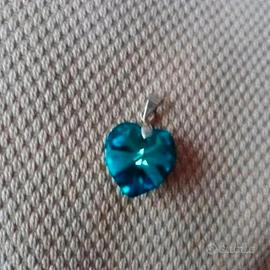 Ciondolo di cristallo blu