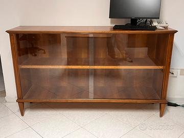 Mobile basso vetrina vintage mid century modern