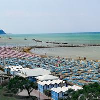 Fano nel centro della zona turistica mare