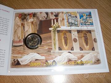 Vaticano - BUSTA FILATELICO-NUMISMATICA 2010