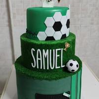 Torta scenografica tema calcio