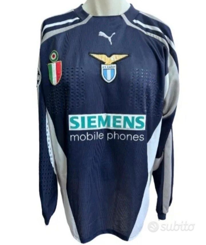 1998-99 Lazio Match Issue Third L/S Shirt De La Pena #21