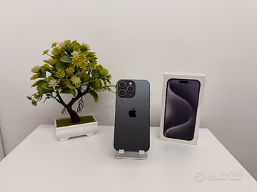 iPhone 15 Pro Max 256GB Nero Garanzia Fattura