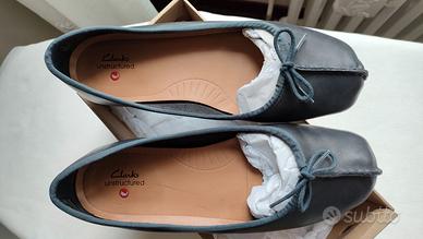 Scarpe ballerine Clarks blu mis 38 usate poco