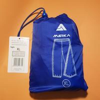 Pantalone antivento impermeabile azzurro XL.