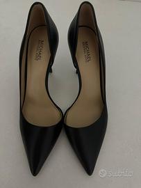 Décolleté Michael Kors Nere Pelle Tacco - 36.5