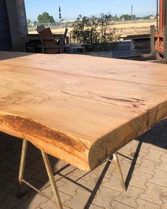 TAVOLI, MENSOLE, TOP DA BAGNO SU MISURAIN LEGNO
