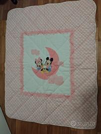 Trapunta e paracolpi lettino bimba