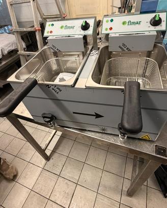 Friggitrice professionale Doppia Fimar Nuova