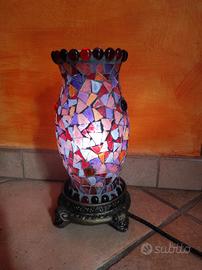 lampada vetro a mosaico 