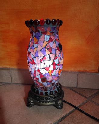 lampada vetro a mosaico 