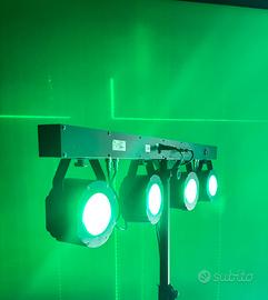 KIT 4 PROIETTORI LED COB 60W RGB