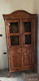 Vetrinetta in legno stile rustico 