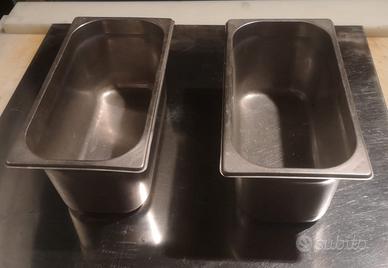Contenitori in acciaio inox 30x16x15 cm