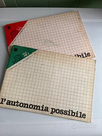 Lotto 2 Rari Pre-Print "Metropoli" (1978/1979)