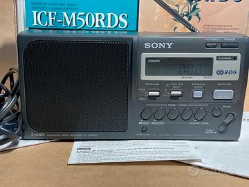 radio Sony ICF-M50rds 3 bande AM SW FM rds
