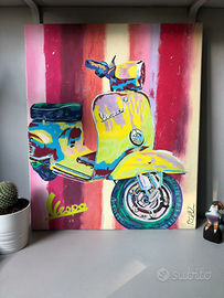 Quadri quadro fatto a mano tempera su tela