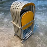 SEDIE PIEGHEVOLI CON CARRELLO.