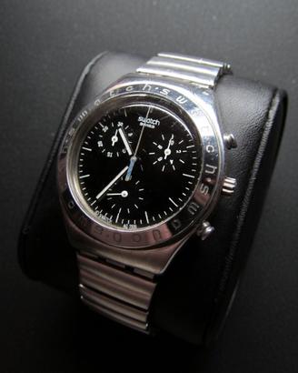 Swatch Irony Cronografo Nero Acciaio – Originale