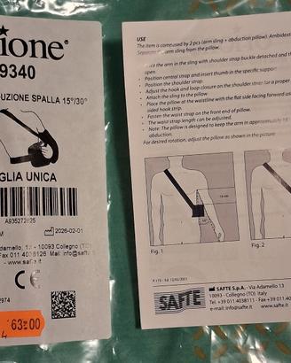 Tutore per spalla in Abduzione ambidestro