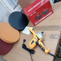 frattazzo elettrico con accessori 