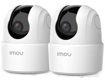 3MP Kit Telecamere Wi-Fi Interno, 2K Videocamera d