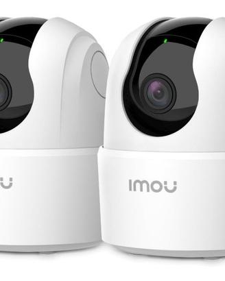 3MP Kit Telecamere Wi-Fi Interno, 2K Videocamera d