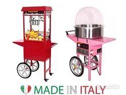 Attrezzature Dolciarie Pop Corn e Zucchero Filato