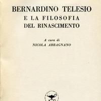 Bernardino Telesio e La Filosofia del Rinascimento