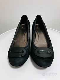 Ballerine con tacco grigie