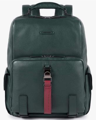 Piquadro zaino modus special verde 40 cm