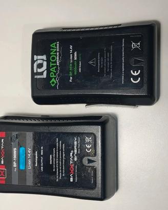 batterie di V-Lock per camere e luci