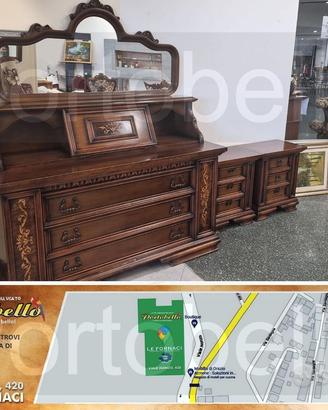Codice: 8750 TRITTICO STILE CLASSICO IN LEGNO DI