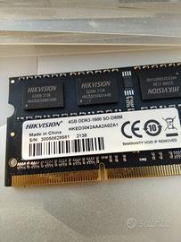 RAM DDR3 8GB (2x4GB) Hikvision 1600MHz SODIMM