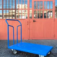 Carrello con pianale blu / Cargopack