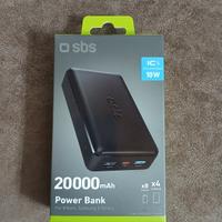 Power Bank SBS 20000mAh – Nuovo, mai aperto