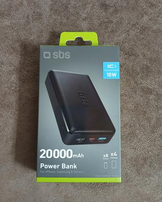 Power Bank SBS 20000mAh – Nuovo, mai aperto