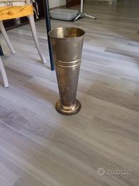 Vaso portafiori in ottone cimitero, altezza cm49 