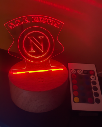 Lampada led squadra del cuore