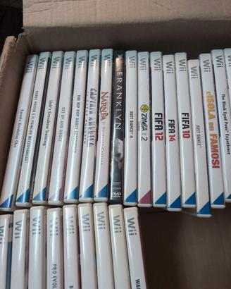 nintendo Wii 30 giochi con confezione