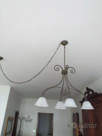 Lampadario,lampada e applique