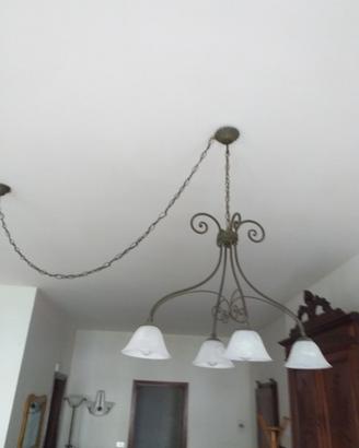 Lampadario,lampada e applique