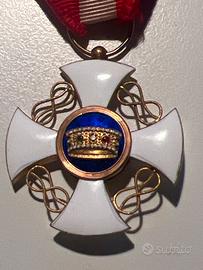 Croce commendatore ordine della corona d’Italia