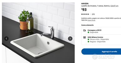 lavandino ikea