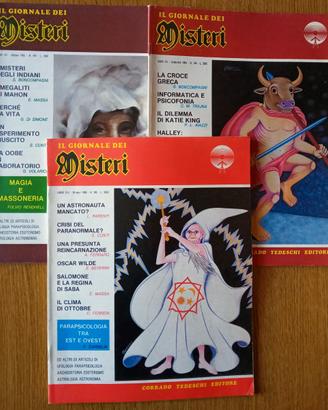 IL GIORNALE DEI MISTERI (lotto 6 numeri 1980-1986)
