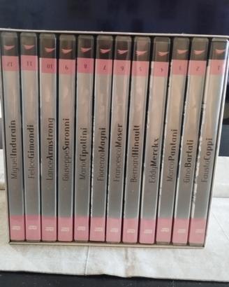 Cofanetto 12 DVD sui campioni del ciclismo
