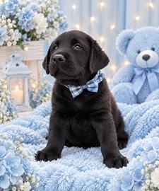 Labrador neri con pedigree