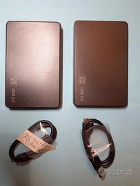 LOTTO DI 2 HD HITACHI ESTERNO USB 3.0 USATO DA 500