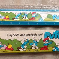 Puffi righello vintage 1984 Led Italy
