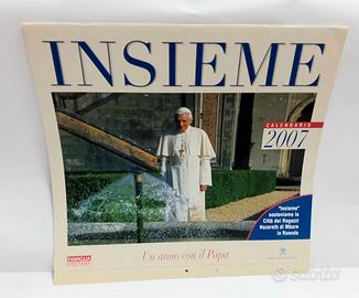 Calendario Insieme del 2007 con il Papa Benedetto 